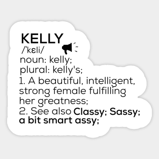 Kelly Name Definition Kelly Female Name Sticker